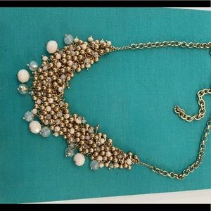J Crew pearl and gold necklace